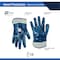 Ge Fully Dipped Coated Gloves, Nitrile, Blue, L 1 PR GG235LC - alternate 3